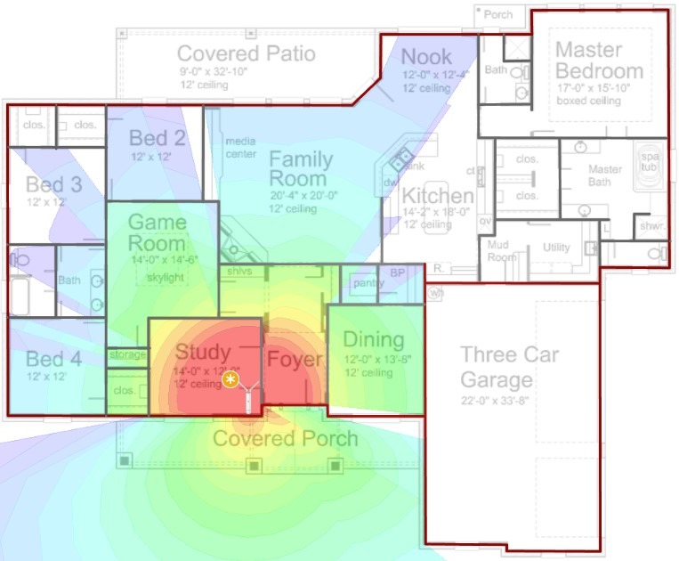 WiFi Map with Poor Coverage